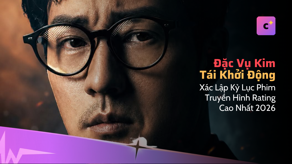 "Đặc Vụ Kim Tái Khởi Động" Tập 3 Rating 18,8% — Phim Hàn Cao Nhất 2026